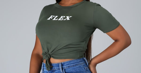 Flex Crop Tee